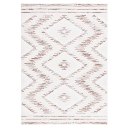 Safavieh 5 ft. 3 in. x 7 ft. 6 in. Alamo 700 Rectangle Area Rug Ivory & Taupe ALM737T-5